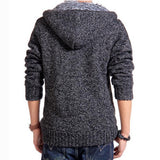 Men's Stylish Dark Grey Worsted Coat