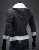 Men's Deep Grey Men Coat