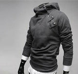Men's Cute Dark Grey Sweater-Coat