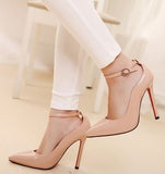 Sexy Nude Solid PU Pumps