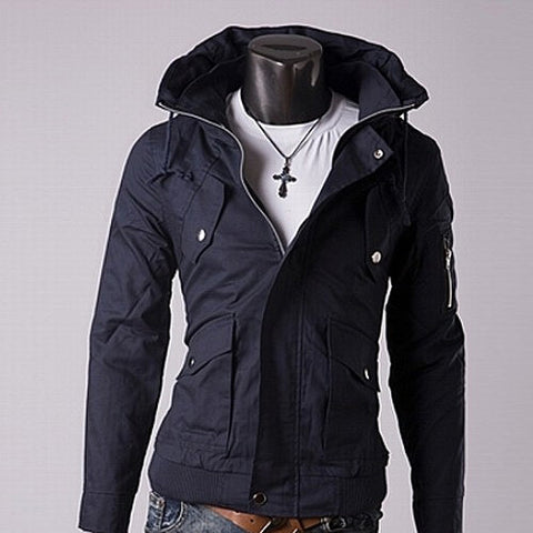 Men's Cute Navy Coat