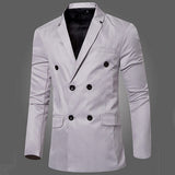 Men's Sexy Light Grey Coat